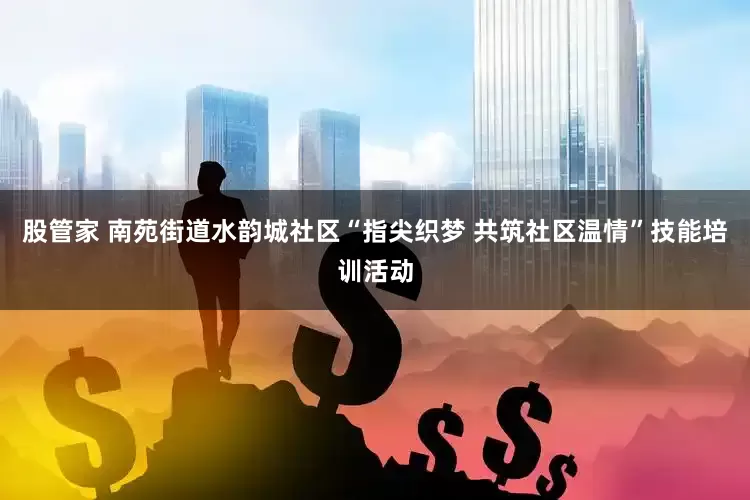 股管家 南苑街道水韵城社区“指尖织梦 共筑社区温情”技能培训活动
