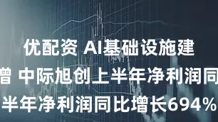 优配资 AI基础设施建设需求激增 中际旭创上半年净利润同比增长694%