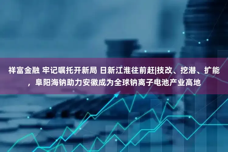 祥富金融 牢记嘱托开新局 日新江淮往前赶|技改、挖潜、扩能，阜阳海钠助力安徽成为全球钠离子电池产业高地